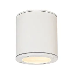 Plafonnier extérieur SITRA CL GX53 IP44, blanche gradable