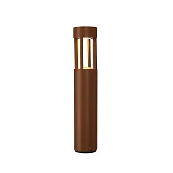 LED Outdoor luminaire SLOTS 45 Floor lamp, COB LED, 3000K, IP44, rust