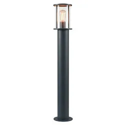 Luminaire d'allées PHOTONIA cylindrique E27 IP55, anthrazit gradable