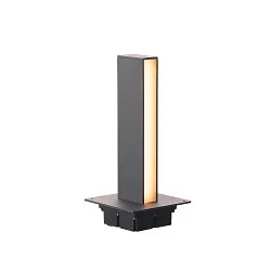 Luminaire d'allées H-POL TWIN 60 à 2 flammes, angulaire, câblé en continu IP55, anthrazit 