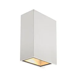 Luminaire mural QUAD 2 XL angulaire IP44, blanche
