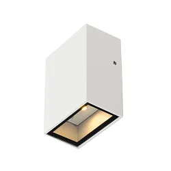 Luminaire mural QUAD 1 angulaire LED IP44, blanche