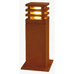Lampadaire d'extérieur RUSTY® SQUARE 40 LED IP55, rouille 