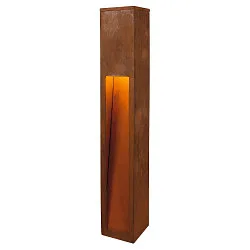 Lampadaire d'extérieur RUSTY SLOT 80 IP55, rouille 