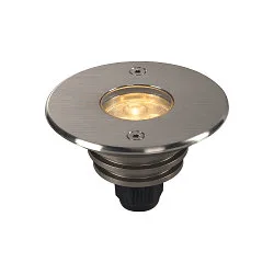 Projecteur encastré DASAR® 920 LV plat, rigide, accessible, commutable IP65 / IP67, acier inoxydable brossé 