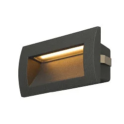 Luminaire d'encastrement mural  DOWNUNDER OUT M Bas, asymétrique IP55, anthrazit 