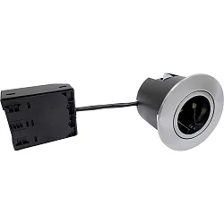 Lumière encastrée QUICK INSTALL G2 rond GU10 IP20, aluminium 