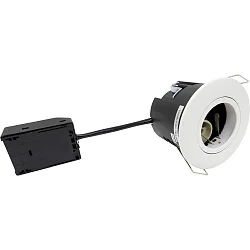 Lumière encastrée UNI INSTALL G2 rond GU10 IP44, blanche 