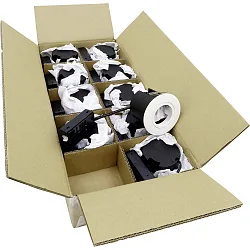 Lumière encastrée QUICK INSTALL G2 rond, lot de 10 GU10 IP44, blanc mat 