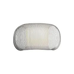 Luminaire mural MIRTA 3055/40 haut bas E27 IP20, opale, blanche gradable