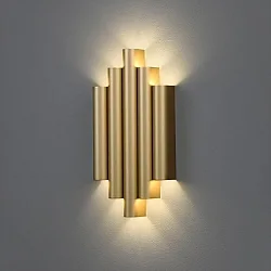 Luminaire mural ROBIN 16/3814 haut bas, 10 flammes IP20, or 