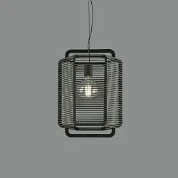 pendant luminaire CORDA 45 E27 IP20, green 