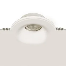 Lumière encastrée GAMMA 3409/12 à peindre GU10 IP20, opale, blanche gradable