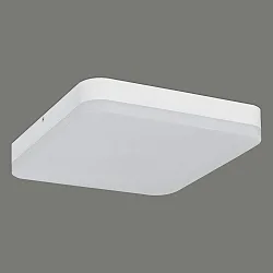 Plafonnier extérieur SQUARE commutable IP54, blanche 