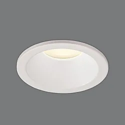 Eclairage d'extérieur encastré NORK 3677/9 GU10 IP64, opale, blanche gradable