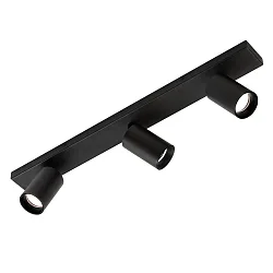 Spot GINA 3874/R3 3 flammes, réglable GU10 IP20, noir  gradable