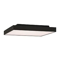Luminaire de plafond OPORTO 3973/60 avec diffuseur IP20, noir