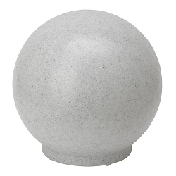 ball luminaire PLUG-N-PLAY Ø 400MM with lamp socket E27 IP65, light grey, melange