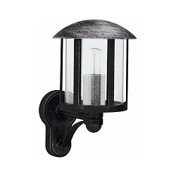 Outdoor Wall luminaire Country style Vintage Type No. 1834, with bracket, IP23, E27 QA55 max. 57W, cast alu, black-silver