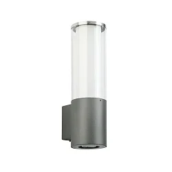 Luminaire mural d'extérieur TYPE NO 0321 cylindrique, avec spot LED E27 44, anthrazit gradable