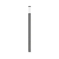 Lampadaire d'extérieur TYPE NO 0868 asymétrique IP54, anthrazit, transparent gradable