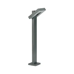 LED Bollard light Type No. 2091, IP54, height 90cm, 16W 3000K 1600lm, swiveling 120°, cast alu / satin glass, anthracite