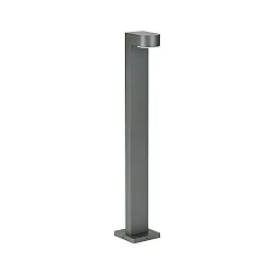 LED Path light Type No. 2228, IP44, height 70cm, 230V AC/DC, 3W 3000K 330lm, cast alu / satinied, anthracite