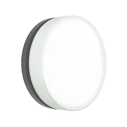 Applique et plafonnier TYPE NO 6307 petit, rond 65 anthrazit, opale