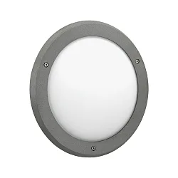 Luminaire mural d'extérieur TYPE NO 6419 IP44, anthrazit, opale gradable