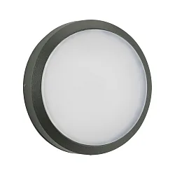 Luminaire mural d’extérieur TYPE NO 6420 rond, résistant aux chocs, commutable IP54, anthrazit 