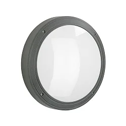 outdoor wall luminaire TYPE NO 6438 with motion detector IP65, anthracite, opal dimmable