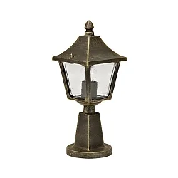 Luminaire en forme de borne TYPE NO 0540 angulaire E27 44, noir  gradable