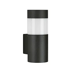 LED Outdoor Wall luminaire Type No. 0274, IP54 IK08, 9W 3000K 1000lm, glass opal, black matt