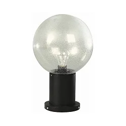 Luminaire en forme de borne TYPE NO 0503 rond E27 44, noir mat gradable