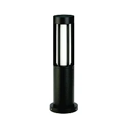 Luminaire en forme de borne TYPE NO 0507 cylindrique E27 44, noir mat