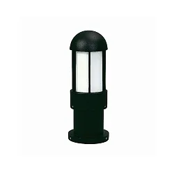 Luminaire en forme de borne TYPE NO 0521 cylindrique E27 44, noir mat gradable