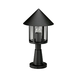 Luminaire en forme de borne TYPE NO 0539 rond E27 44, noir mat gradable