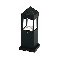 Luminaire en forme de borne TYPE NO 0599 dimmable, indirect 44, noir mat gradable