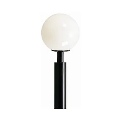 Lampe à mât TYPE NO 0850 petit, rond E27 44, noir mat gradable