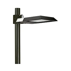 Lampe à mât TYPE NO 0880 à 1 flamme, inclinable 65 noir mat gradable