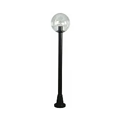 Luminaire d'allées TYPE NO 2053 rond E27 44, noir mat gradable