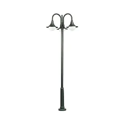 Lampe à mât TYPE NO 2073 3 flammes E27 44 noir mat gradable
