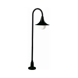 Luminaire d'allées TYPE NO 2081 E27 44, noir mat gradable