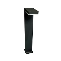 Borne d'éclairage TYPE NO 2087 angulaire, résistant aux chocs 65, noir mat