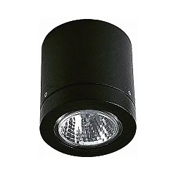 Plafonnier extérieur TYPE NO 2140 rigide GU10 23, noir mat gradable