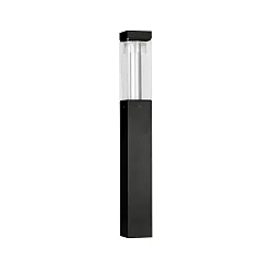 Borne d'éclairage TYPE NO 662298 symétrique IP54, noir , transparent