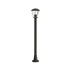 Path light Typ Nr. 4154, IP54, height 117.5cm, E27 QA55 max. 57W, aluminum / plastic clear, black matt