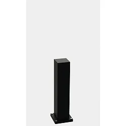 Outdoor Energy column empty Type No. 4405, IP54, max. 3 optional inserts, excl. lighting, excl. switching function, black matt