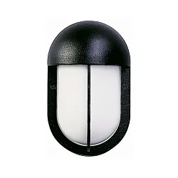 Applique et plafonnier TYPE NO 6031 avec couverture E27 44, noir mat gradable