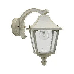 Luminaire mural d'extérieur TYPE NO 1821 Bas, angulaire E27 44, or, blanche gradable